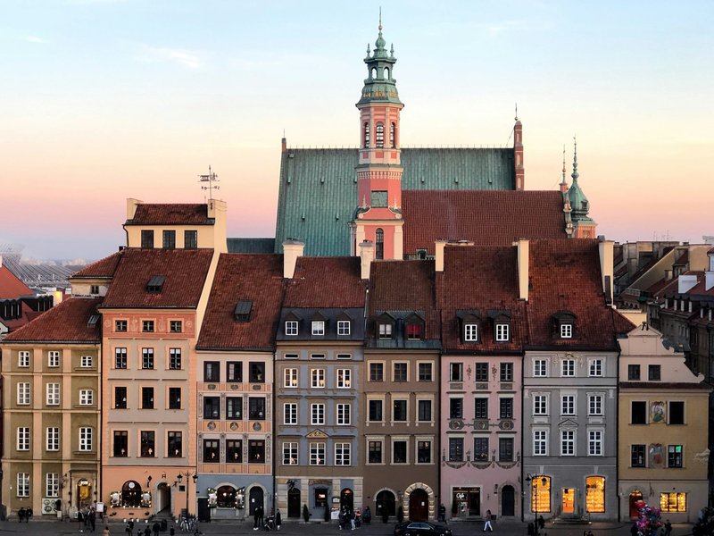 Warsaw Poland cityscape